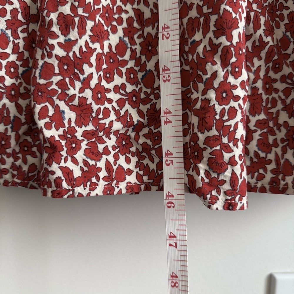 Chaps Red Floral Maxi Dress - Picture 11 of 12